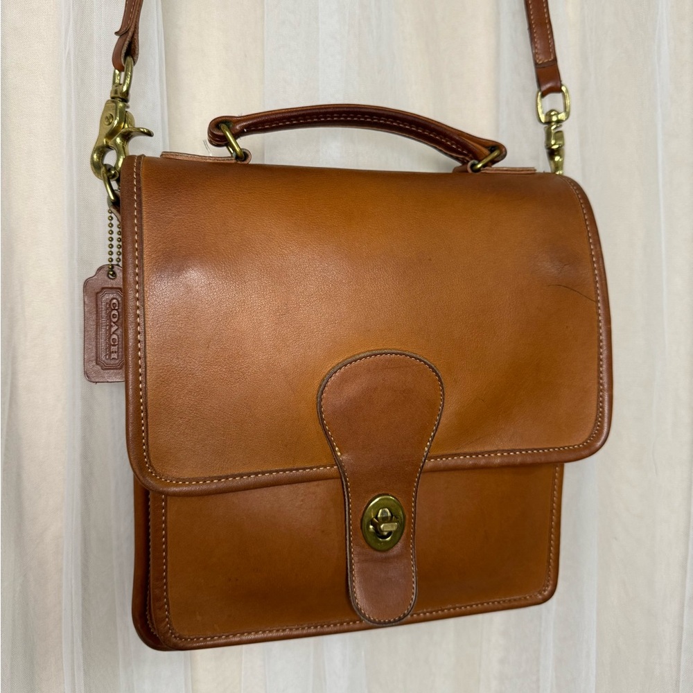 Vintage Coach Brown Station Bag